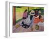 The Siesta, about 1892-94-Paul Gauguin-Framed Premium Giclee Print