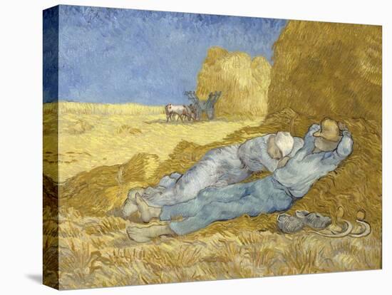 The Siesta (After Mille), 1890-Vincent van Gogh-Stretched Canvas