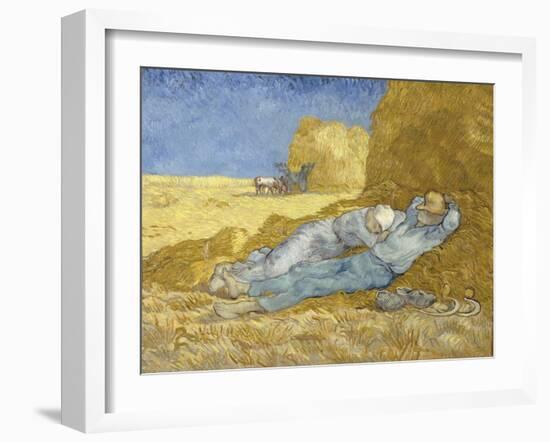 The Siesta (After Mille), 1890-Vincent van Gogh-Framed Giclee Print