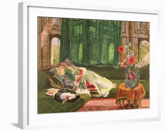 The Siesta, C.1876-John Frederick Lewis-Framed Giclee Print