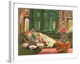 The Siesta, C.1876-John Frederick Lewis-Framed Giclee Print