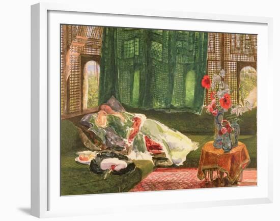 The Siesta, C.1876-John Frederick Lewis-Framed Giclee Print