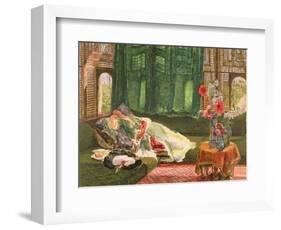 The Siesta, C.1876-John Frederick Lewis-Framed Giclee Print