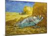 'The Siesta' or 'After Millet', 1889-1890-Vincent van Gogh-Mounted Giclee Print