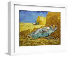 'The Siesta' or 'After Millet', 1889-1890-Vincent van Gogh-Framed Giclee Print