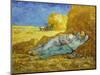 'The Siesta' or 'After Millet', 1889-1890-Vincent van Gogh-Mounted Giclee Print