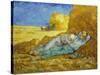 'The Siesta' or 'After Millet', 1889-1890-Vincent van Gogh-Stretched Canvas
