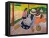 The Siesta-Paul Gauguin-Framed Stretched Canvas