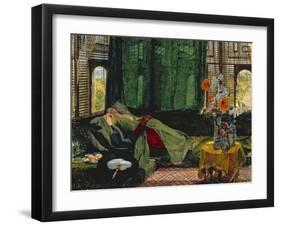 The Siesta-John Frederick Lewis-Framed Giclee Print