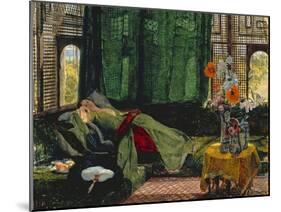 The Siesta-John Frederick Lewis-Mounted Giclee Print