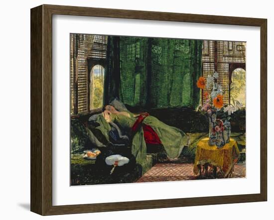 The Siesta-John Frederick Lewis-Framed Premium Giclee Print