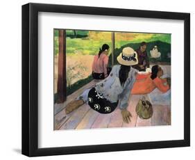 The Siesta-Paul Gauguin-Framed Art Print