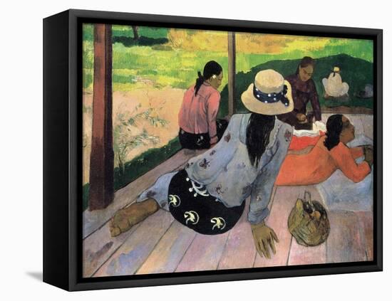 The Siesta-Paul Gauguin-Framed Stretched Canvas