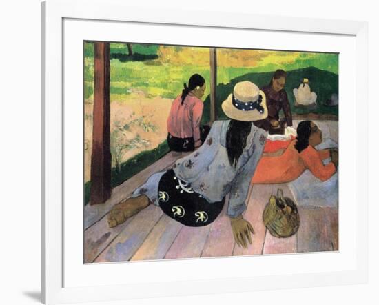 The Siesta-Paul Gauguin-Framed Art Print