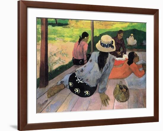 The Siesta-Paul Gauguin-Framed Art Print