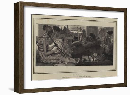 The Siesta-Sir Lawrence Alma-Tadema-Framed Giclee Print