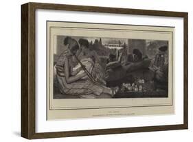 The Siesta-Sir Lawrence Alma-Tadema-Framed Giclee Print