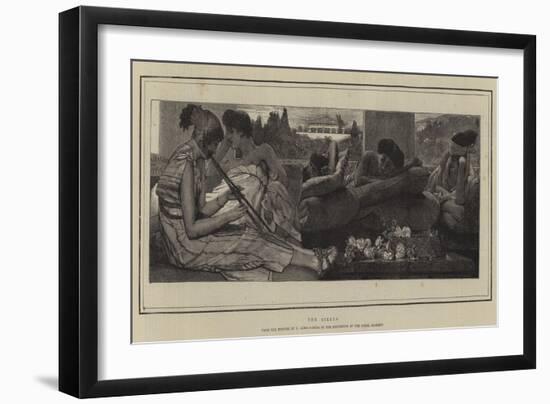 The Siesta-Sir Lawrence Alma-Tadema-Framed Giclee Print