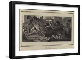 The Siesta-Sir Lawrence Alma-Tadema-Framed Giclee Print