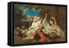 The Siesta-Louis Devedeux-Framed Stretched Canvas