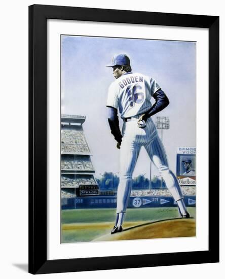 The Sign (New York Mets Dwight Gooden)-Jack Lane-Framed Collectable Print