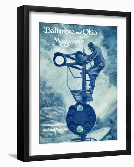 The Signal Maintainer-Charles H. Dickson-Framed Giclee Print