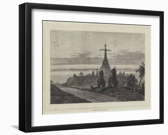 The Signal Pagoda at Rangoon-null-Framed Giclee Print