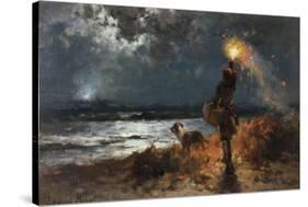 The Signal-Edward Moran-Stretched Canvas