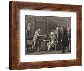 The Signing of the Concordat Between France and the Holy See on 15th July 1801-Francois Gerard-Framed Giclee Print