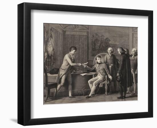 The Signing of the Concordat Between France and the Holy See on 15th July 1801-Francois Gerard-Framed Giclee Print