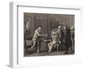 The Signing of the Concordat Between France and the Holy See on 15th July 1801-Francois Gerard-Framed Giclee Print