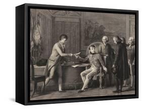 The Signing of the Concordat Between France and the Holy See on 15th July 1801-Francois Gerard-Framed Stretched Canvas