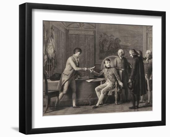 The Signing of the Concordat Between France and the Holy See on 15th July 1801-Francois Gerard-Framed Giclee Print