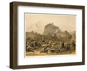 The Signing of the Covenant in Greyfriars' Churchyard Edinburgh-T. Pickin-Framed Art Print