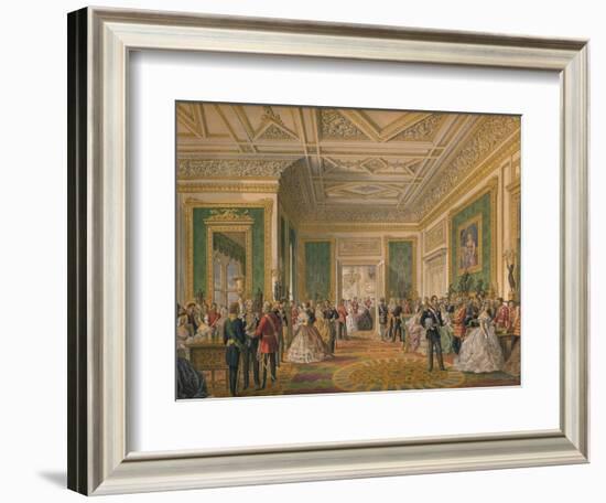 'The Signing of the Marriage Attestation Deed', 1863-Robert Dudley-Framed Giclee Print