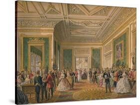'The Signing of the Marriage Attestation Deed', 1863-Robert Dudley-Stretched Canvas