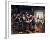 The Signing of the Mayflower Compact, c.1900-Edward Percy Moran-Framed Giclee Print