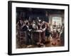 The Signing of the Mayflower Compact, c.1900-Edward Percy Moran-Framed Giclee Print