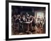 The Signing of the Mayflower Compact, c.1900-Edward Percy Moran-Framed Giclee Print