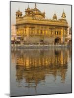 The Sikh Golden Temple Reflected in Pool, Amritsar, Punjab State, India-Eitan Simanor-Mounted Photographic Print