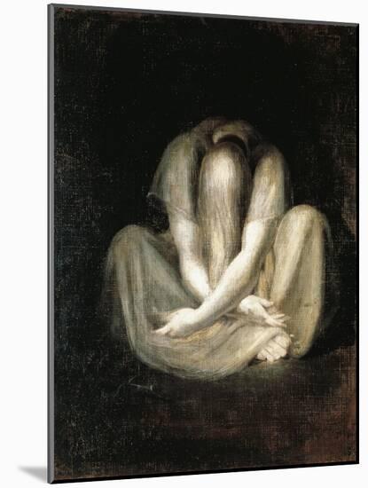 The Silence-Henry Fuseli-Mounted Giclee Print