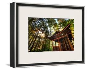 The Silent Temple of Zhangjiajie-Trey Ratcliff-Framed Photographic Print