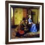 The Silhouette-Norman Rockwell-Framed Giclee Print