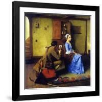 The Silhouette-Norman Rockwell-Framed Giclee Print