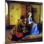 The Silhouette-Norman Rockwell-Mounted Giclee Print