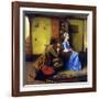 The Silhouette-Norman Rockwell-Framed Giclee Print