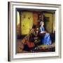 The Silhouette-Norman Rockwell-Framed Giclee Print