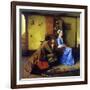 The Silhouette-Norman Rockwell-Framed Giclee Print