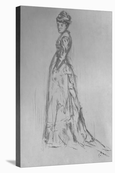 'The Silk Dress', 1875, (1904)-James Abbott McNeill Whistler-Stretched Canvas