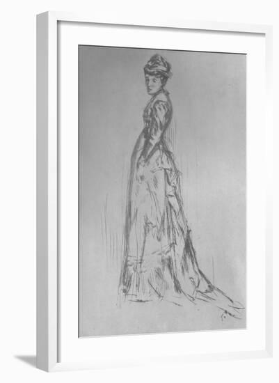 'The Silk Dress', 1875, (1904)-James Abbott McNeill Whistler-Framed Giclee Print